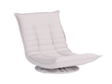 Artiss Swivel Floor Chair 5 Adjustable Foldable Lounge Seat Floor Sofa Chair Grey FLOOR-SBL-0609A-BG