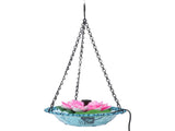 Hanging Bird Bath with Solar Fountain Pump Multi Functional Basin Solar Powered Water Fountain Pump V1294-YM0901-3111240196011