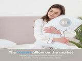 Queen Size Cooling Pillow with Shredded Memory Foam & Gel Infusion Adjustable Loft, Breathable V1107-CS-JYMLZQ