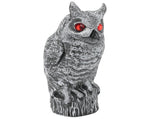 Solar Powered Owl Glowing Eyes Lifelike Appearance Waterproof Sun Resistant Bird Repeller for Home V1294-YM0716-3111220170011