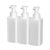 3 Chamber Soap Dispenser Wall Mount Manual Shampoo Liquid Container Leakproof Pump Head Extended V1294-YM0901-3112250034011