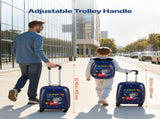 Kids Luggage Set, 2 Piece, 45.7 cm Hardside Rolling Wheels Suitcase with Hard-Shell Backpack, V952-2JTETXLX2PCSJ0HWG001V0