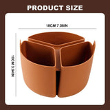 Versatile Silicone Divider for Rice Cookers and Slow Cookers, Keeps Foods Separate During Cooking, V1370-AZ4-17216