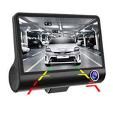 Full Hd 1080P 3-Channel Car Dvr With 4 Ips Screen 5Mp Camera And 170 Degree Wide Angle PRL-6856SMC