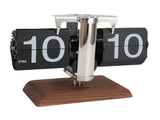 Retro Flip Clock Automatic Page Turning 12 Hours Battery Operated Mechanical Large Number Clock for V1294-YM0901-3115250023511