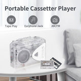 Cassette Player Walkman Cassette Player Portable Speaker Multiple Power Supply Methods AM/FM Radio V1369-AZ3-W-15507