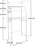 CARLA HOME 3-Tier Over Washing Machine Storage Rack for Laundry Room Space Saving, Towels, Detergent LSB-36231