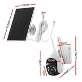 UL-tech 3MP Security Camera Solar Panel CCTV-B-SP-BP1-WH