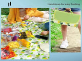 Picnic blanket waterproof picnic beach carpet pattern V1263-JX-1901