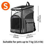 LIFEBEA Cat Pet Carrier Backpack - Dog Puppy Travel Space Carrier Bag - Intimate Design & Easy V522-PET CARRIER BACKPACK-S