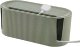 Cable Management Box ABS Cord Organizer With Ventilation Holes And Sliding Lid For Home Office Desk V1237-ZY-807-269