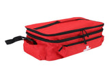 First Responder Bag Double Layer Medication Carrying Case Nylon Large Emergency Bag for Home Outdoor V1294-YM0901-3117250094711