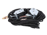 Rope Hoist Pulley System 2200LB Pulley and Tackle 81 Ratio Lifting Power Heavy Duty Pulley V1294-YM0901-3111250210911