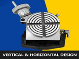 Rotary Table 4 INCH/100 MM Horizontal Vertical Rotary Table 4-Slot Rotary Table for Milling Machine V952-GZTTSK-4000000001V0