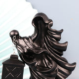 Resin Ghost with Lantern Resin Ghost Hell Messenger Statue Halloween Sculpture Garden Yard V1294-YM0716-10350917