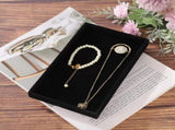 16PCS Jewelry Organizer Tray Stackable, Wooden Jewelry Containers Velvet Drawer Organizer Inserts V1258-DP02-C-3247