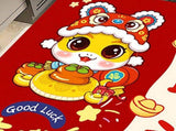 Doormat Red Home New Year Carpet Good Luck Great Implied Meaning for Housewarming Celebration Party V1294-YM0901-240908HL19-17