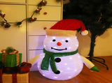 2-Pack Lighted Christmas Snowman Decoration Lantern, 45 LED Collapsible Pop-Up Ornament with 8 Light V1107-LIGHTED CHRISTMAS SNOWMAN DECORATION LANTERN3