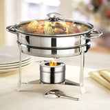 10Pack Stainless Steel Holders, Chafing Holders with Cover, Holder for Chafing Dish, and Buffet, V1370-AZ4-07509