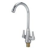 G1/2 Thread Copper Faucet Hot Cold Water Outlet 360 Degree Rotation for Kitchen Vegetables Basin V1294-YM0901-3118200156011