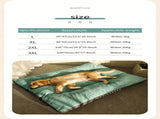 Warm Dog Bed Washable Pet Bed Non-Slip Dog Bed High Backrest Dog Bed Thick Dog - Green - Size V1107-136-17007-GRN2
