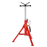 V Head Pipe Stand 0.32 - 30.48 cm Capacity, Adjustable Height 610mm-1067mm, Pipe Jack Stands 1134kg V952-GJ1107BGJ-VX00001V0