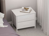 Levede Bedside Table Storage Nightstand Bedroom Storage NI1058-WH_NZ