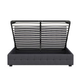 Milano Decor Eden Gas Lift Bed - Dark Grey - Single ABM-10001884