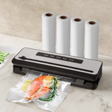 Devanti Food Vacuum Sealer Machine Sealing Cutter 4 Modes Storage Bags 4 Rolls FVS-32-BAG-28X2