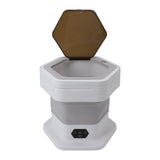 Portable Washing Machine 8L Capacity Multifunctional Foldable Mini Laundry Washer for Clothes Socks V1294-YM0901-3113240221611