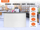 Portable Tradeshow Podium Table, 1300 x 465 x 950 mm, Display Exhibition Counter Stand Booth Fair V952-LSZST20DCSLWFTXVPV0