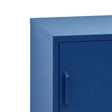 Artiss Bedside Table Metal Cabinet - Blue AI-LOCKER-SH-BL