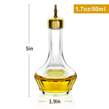 Bitters Bottle Set Glass Bottle with 1.7oz Professional Bar Tool for Cocktail Great for Bartender V1192-AZ-W-16203