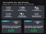 Smart AI Scan & Voice Translator Pen - 112 Languages, Offline Mode, HD Touchscreen & V888-ELOSUNG35609