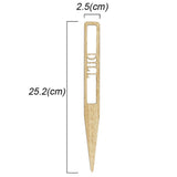 Gardeners Labels Garden Wood Khaki 12Pcs 10X1In V1369-AZ3-W-18398