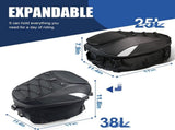 Waterproof motorcycle saddle bag, motorcycle helmet bag, motorcycle backpack, double luggage bag, V1189-LC-QP-00664