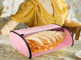Metal Bread Box Kitchen Storage Container for Bread and Snacks, Bread Bin Organizer for Freshness V1366-AZ2-W-22986