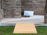 Portable Wooden Door Threshold Ramp for Home, Wheelchair Friendly, Ideal for Sweeping Robots and V1192-AZ-W-22596