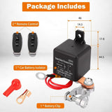 Remote Battery Disconnect Switch 12V Battery Kill Switch for Car, Encendido a Distancia 200A V1366-AZ2-W-11469