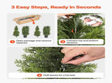 Artificial Topiary Cedar Trees, 2 Set 1524mm Faux Pine Shrubs Plants, Fake Silk Tree Look Real, Easy V952-XSRGXJS60YCXSMBHS001V0