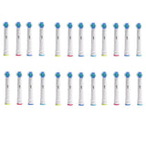 24pcs 3D Whitening Replacement Brush Heads Compatible with Oral-B Toothbrush V1263-JX-7412