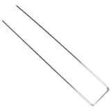 100Pcs U Shaped Garden Stakes Galvanized Steel Landscape Stakes Pins for Weed Barrier Sod Fabric V1294-YM0703-3111230111512