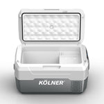 Kolner 20L Portable Camping Fridge Cooler Freezer Refrigerator Grey FDG-YGE-20L-GY