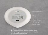 AIPOWER Motion Sensor Night Light USB-C Rechargeable Closet Light 2 Packs XFAP-KR01-2PC-CN