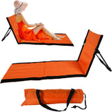 Reclining Beach Mat 15x43.3x15.8/15x26.8x15.8'' Oxford Cloth Waterproof Foldable Beach Lounge Chair V1259-DP01-A-2698