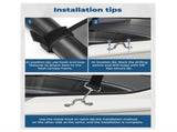 Removable Mesh Sidewalls for 3Bow Bimini Top, UVProtection Boat Side Curtains with Large Storage V1188-MS-831-001