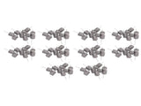 100PCS Fertilizer Mesh Basket Column Shape Stainless Steel Nutrition Box Tools for Garden Nursery V1294-YM0703-3111230084211