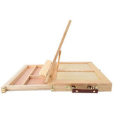 Wooden Easel Painting Table with Drawers for Storage HB Pencils Brushes and Paint Tools V1369-AZ3-W-21172