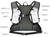 Black Lightweight Outdoor Hiking Backpack Nylon Daypack for Cycling Camping and Mountaineering V888-ELOSUNG38495