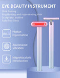 Gradient Pink Eye Massager Dark Circles and Puffiness, Portable EMS Microcurrent Beauty Device V888-ELOSUNG17540